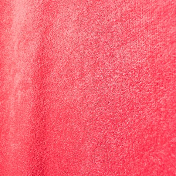 Chicos Smooth Faux Suede Reza Shirt Womens 1 Medium Red Hidden Button Front - Picture 12 of 15